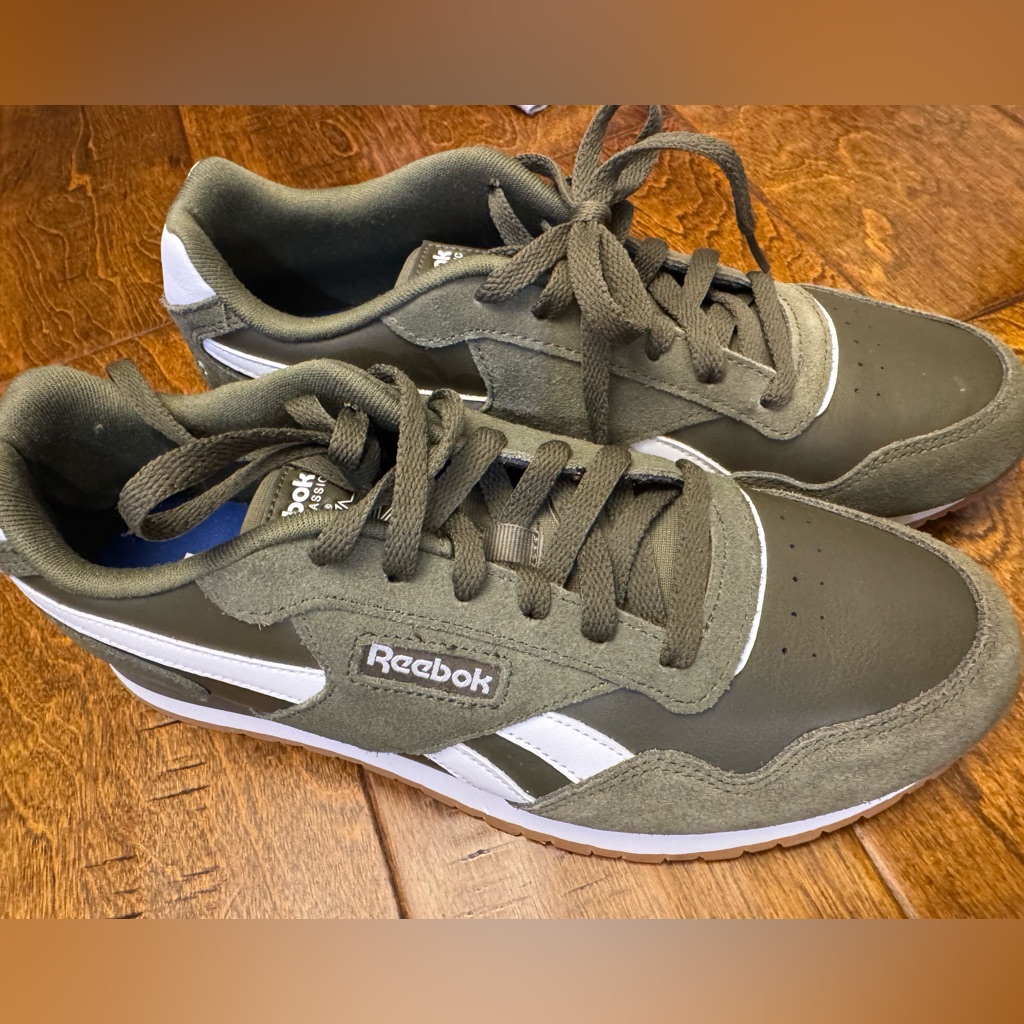 Harman Work - Rb1980 Men's Classic Work Sneaker - Olive And White